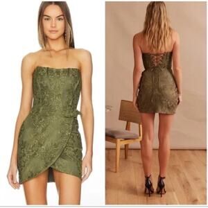 V. Chapman | Dresses | V Chapman Gianna Sleeveless Embellished Corset Aline Mini  Dress | Poshmark